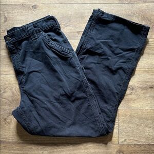 CARHARTT Black Dungaree Pants Men’s size 38 X 32
